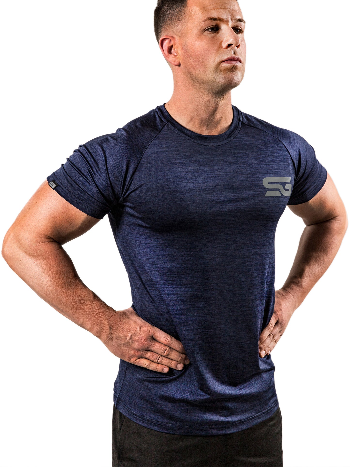 GOAT V1 T-Shirt - Navy blue meliert