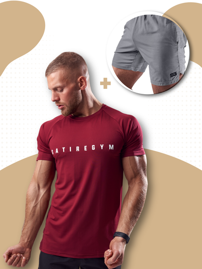 SG - V2 (Rot) + SG-Shorts (Grau)