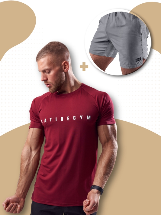 SG - V2 (Rot) + SG-Shorts (Grau)