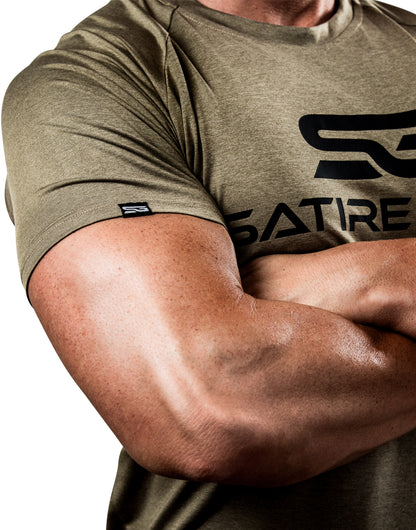 GOAT V1 T-Shirt - Khaki meliert